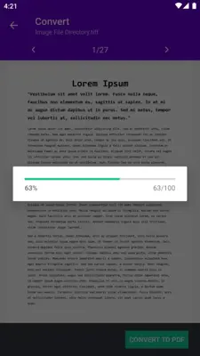 TIFF to PDF Converter android App screenshot 2