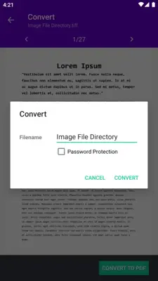 TIFF to PDF Converter android App screenshot 3