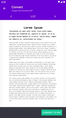 TIFF to PDF Converter android App screenshot 4